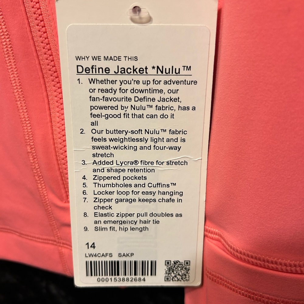 Lululemon Define Nulu Women’s Jacket - Picture 5 of 15